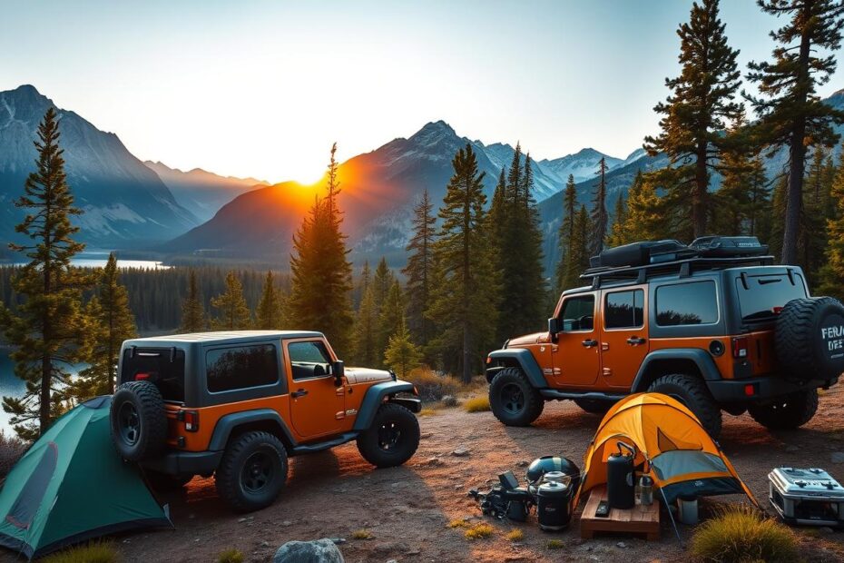 Jeep camping adventures