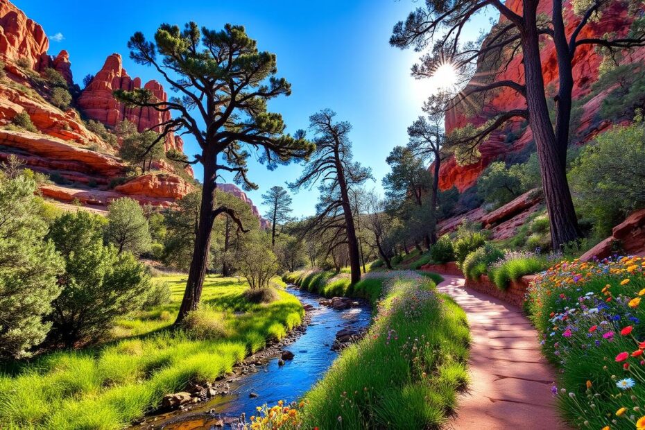 Oak Creek Homestead Trail in Sedona, Arizona hiking spots.