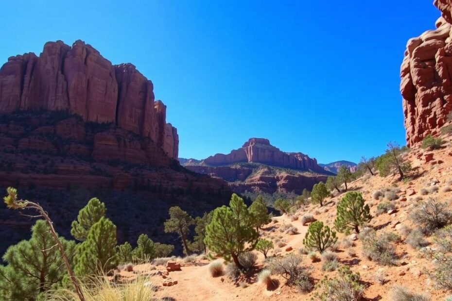 Soldiers Pass Trail in Sedona, showcasing red rock formations